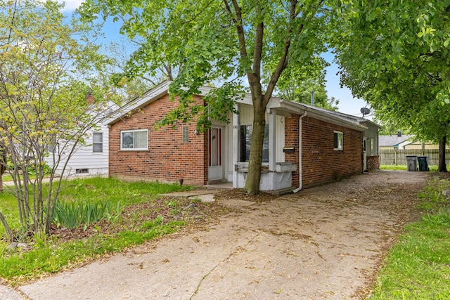 80 E Mahan Ave, Hazel Park, MI 48030 - bungalow featuring brick siding and driveway