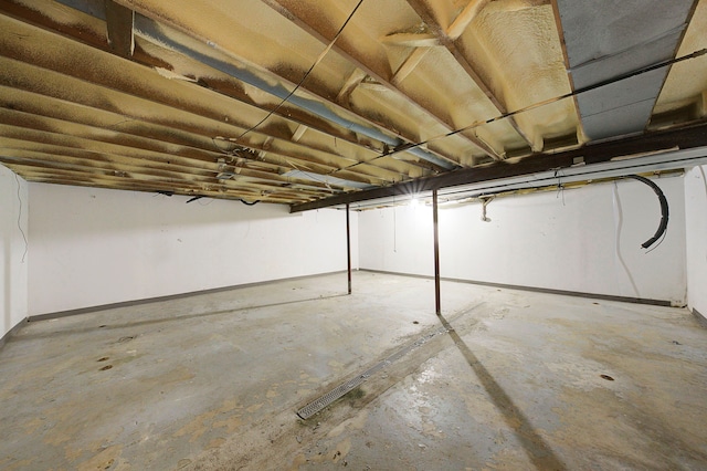 4650 Waltan Rd, Vassar, MI 48768 - unfinished basement featuring baseboards