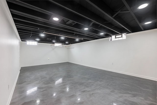 24504 Princeton St, Saint Clair Shores, MI 48080 - basement with baseboards