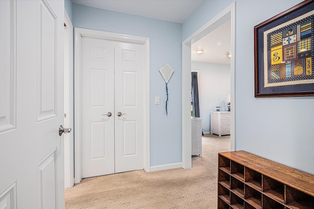 925 Plym Rd, Niles, MI 49120 - corridor featuring baseboards and light floors