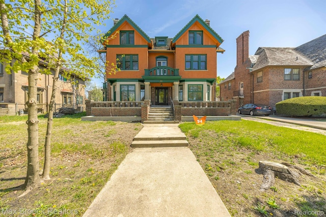 94 E Boston Blvd, Detroit, MI 48202 - view of front of home with a chimney
