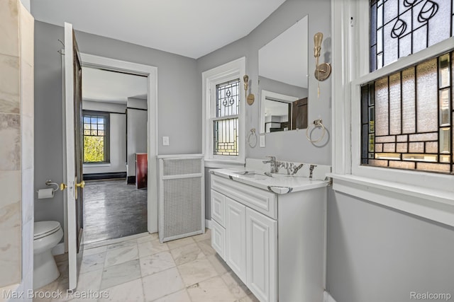 94 E Boston Blvd, Detroit, MI 48202 - full bathroom featuring marble finish floors and vanity