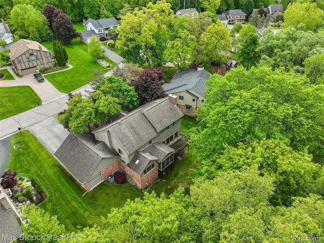 5844 Independence Ln, West Bloomfield, MI 48322 - aerial view of residential area