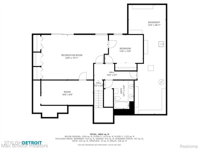 5844 Independence Ln, West Bloomfield, MI 48322 - room layout