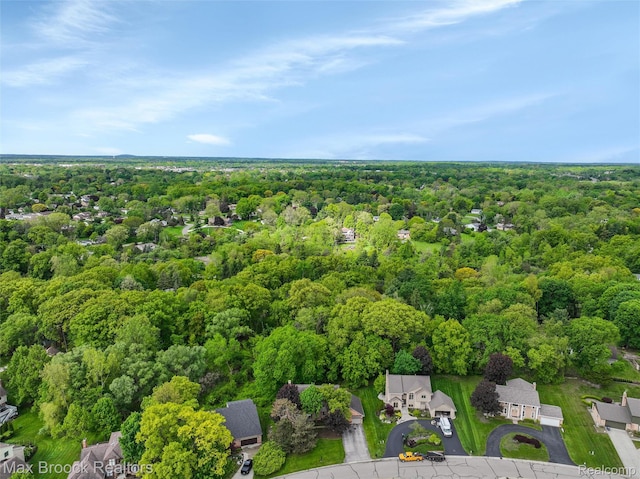 5844 Independence Ln, West Bloomfield, MI 48322 - bird's eye view of a forest