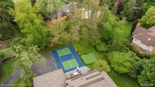 4889 Ardmore Dr, Bloomfield Hills, MI 48302 - bird's eye view