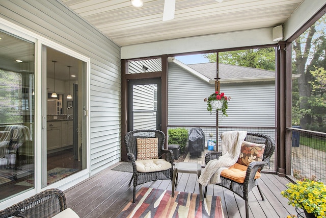 6371 Colorado Ct, Norton Shores, MI 49441 - view of sunroom