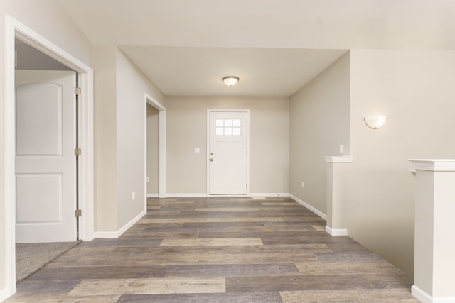 9674 Iosco Ridge Dr, Gregory, MI 48137 - foyer entrance with wood finished floors and baseboards