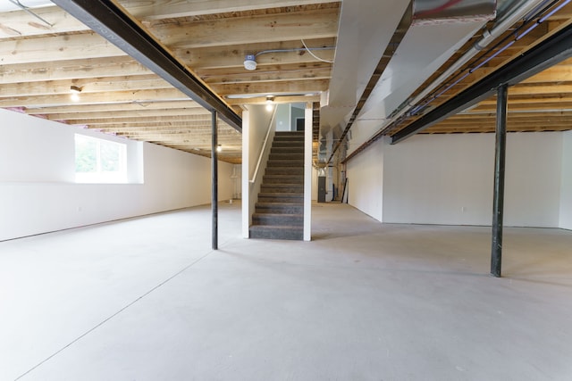 9674 Iosco Ridge Dr, Gregory, MI 48137 - basement with stairway