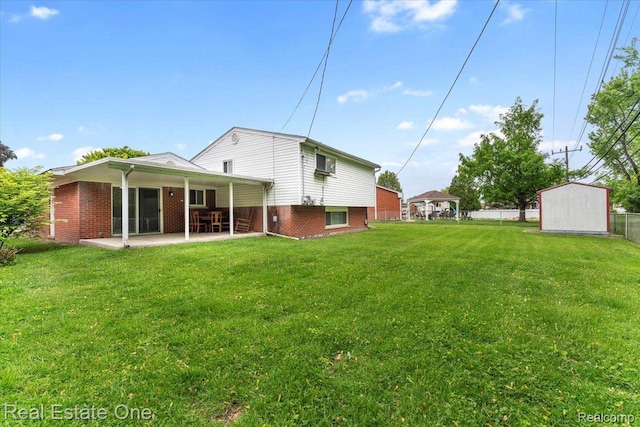 16917 Cicotte Ave, Allen Park, MI 48101 - rear view of house featuring brick siding and a patio
