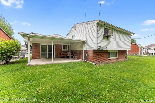 16917 Cicotte Ave, Allen Park, MI 48101 - rear view of property featuring brick siding and a patio area