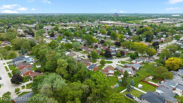 16917 Cicotte Ave, Allen Park, MI 48101 - aerial overview of property's location featuring nearby suburban area