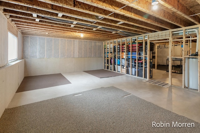 11648 Everette Ave, Allendale, MI 49401 - below grade area with water heater