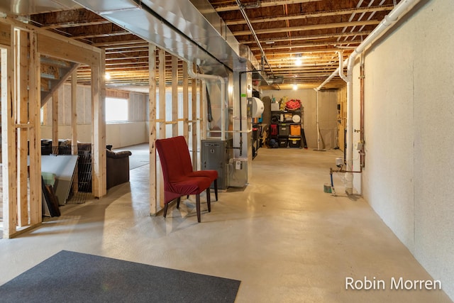 11648 Everette Ave, Allendale, MI 49401 - below grade area featuring heating unit