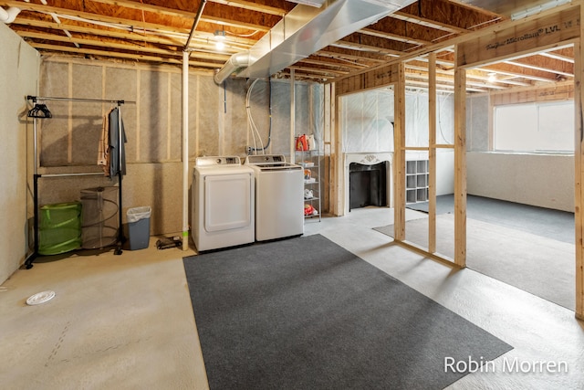 11648 Everette Ave, Allendale, MI 49401 - below grade area with washer and dryer