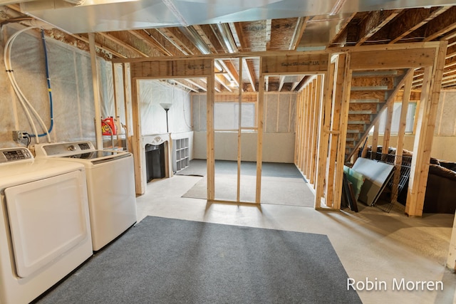 11648 Everette Ave, Allendale, MI 49401 - basement featuring separate washer and dryer
