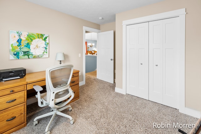 11648 Everette Ave, Allendale, MI 49401 - carpeted office space with baseboards