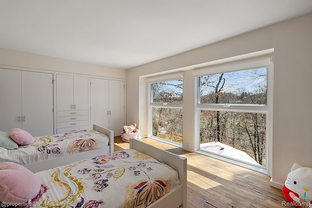7371 Lindenmere Dr, Bloomfield Hills, MI 48301 - bedroom with wood finished floors and a closet