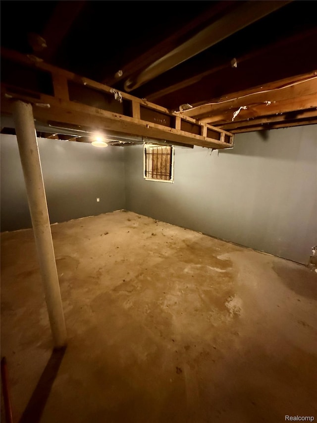 17167 Roselawn St, Detroit, MI 48221 - view of unfinished basement