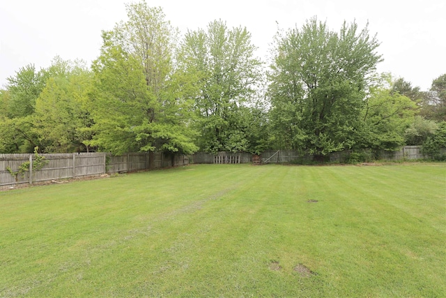 10432 W Wilson Rd, Montrose, MI 48457 - view of yard with view of wooded area