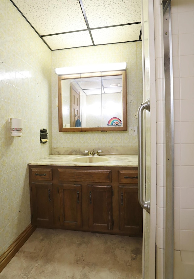 10432 W Wilson Rd, Montrose, MI 48457 - bathroom featuring vanity