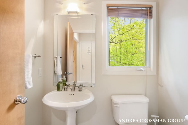 16993 Firefly Rdg, West Olive, MI 49460 - bathroom with toilet and a sink