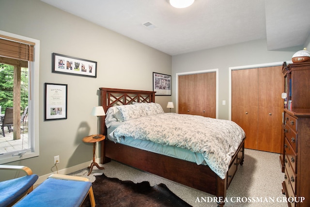 16993 Firefly Rdg, West Olive, MI 49460 - bedroom with two closets and baseboards