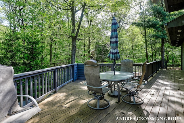 16993 Firefly Rdg, West Olive, MI 49460 - deck with outdoor dining area