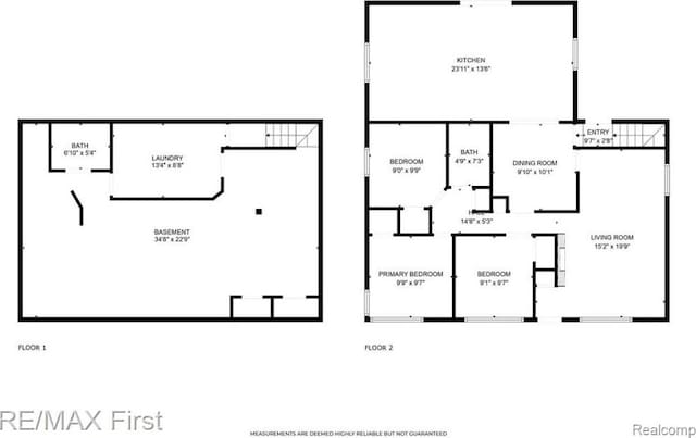 26914 Glendale, Redford, MI 48239 - home floor plan