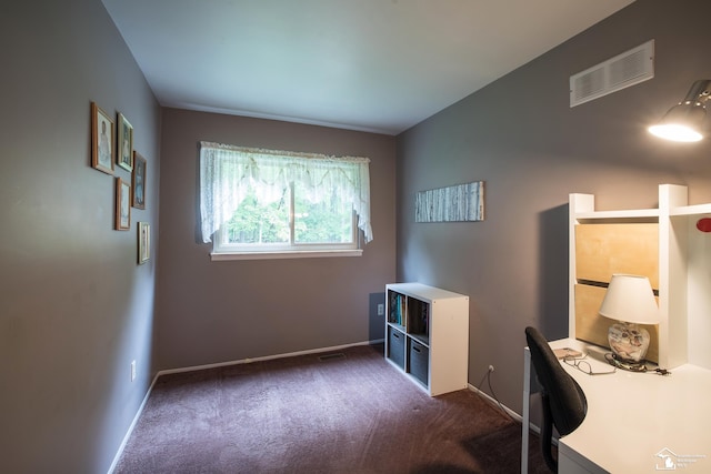 43800 Proctor Rd, Canton, MI 48188 - office area with dark carpet and baseboards