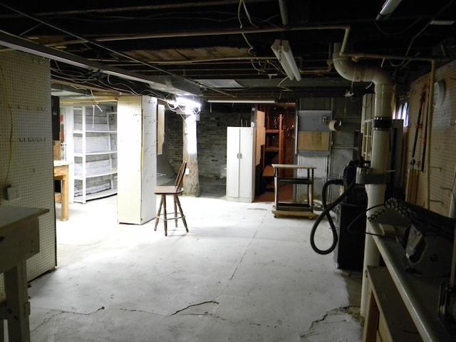 306 N Rowe St, Ludington, MI 49431 - view of unfinished basement