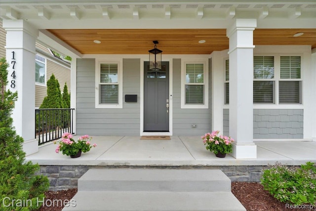 1748 Stanley Blvd, Birmingham, MI 48009 - entrance to property with a porch