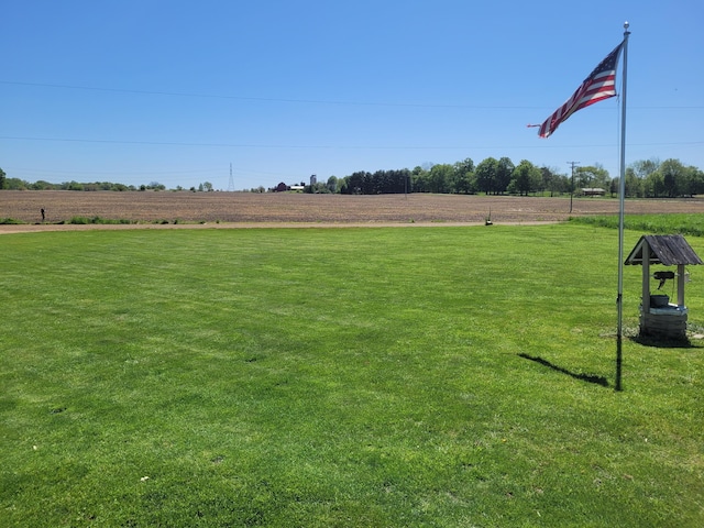 4908 Brookfield Rd, Charlotte, MI 48813 - view of green lawn featuring a view of countryside