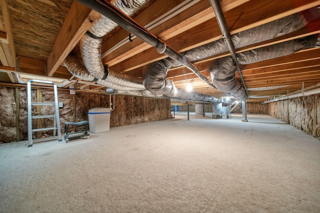 5726 Joshua Dr, Eaton Rapids, MI 48827 - view of unfinished basement