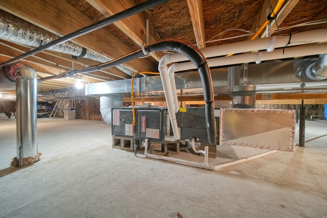 5726 Joshua Dr, Eaton Rapids, MI 48827 - view of unfinished basement