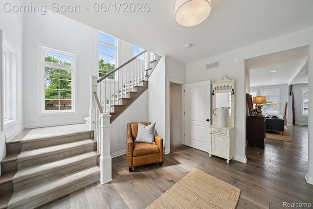 1992 Shipman Blvd, Birmingham, MI 48009 - staircase with wood-type flooring and baseboards