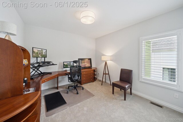 1992 Shipman Blvd, Birmingham, MI 48009 - carpeted office featuring baseboards