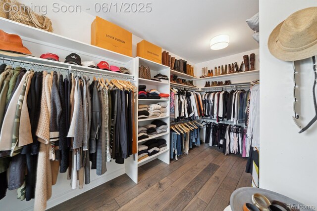 1992 Shipman Blvd, Birmingham, MI 48009 - spacious closet with hardwood / wood-style floors