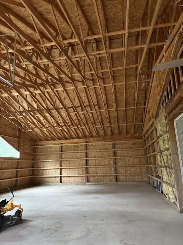 7522 S 10th St, Kalamazoo, MI 49009 - miscellaneous room featuring unfinished concrete floors
