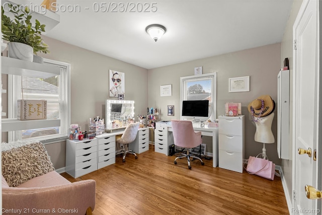 3346 Westpoint St, Dearborn, MI 48124 - office area featuring light wood-style flooring