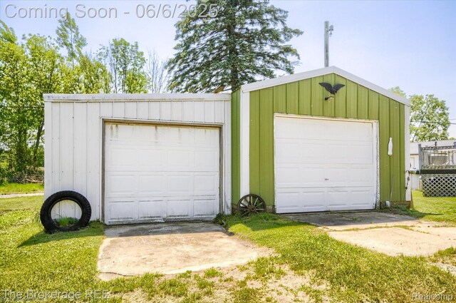 8114 Wilson Rd, Otisville, MI 48463 - view of detached garage