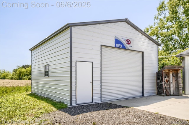 8114 Wilson Rd, Otisville, MI 48463 - detached garage with driveway