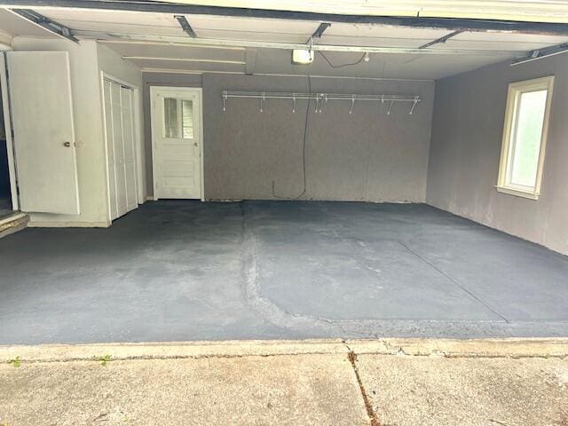 526 18th St, Jackson, MI 49203 - garage with a garage door opener