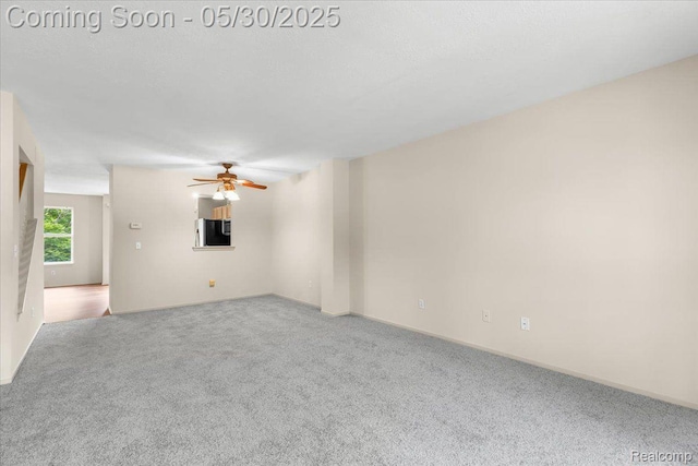 6680 Central City Pkwy, Westland, MI 48185 - unfurnished room featuring ceiling fan and carpet flooring