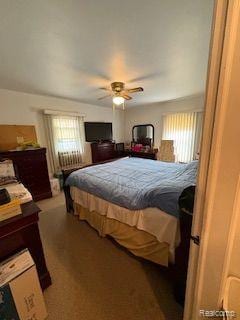 18598 Henry St, Melvindale, MI 48122 - bedroom featuring multiple windows and a ceiling fan