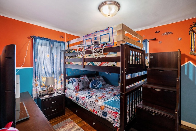 5778 Borland St, Sears, MI 49679 - bedroom featuring wood finished floors