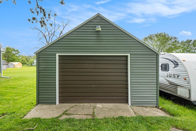 5778 Borland St, Sears, MI 49679 - view of detached garage