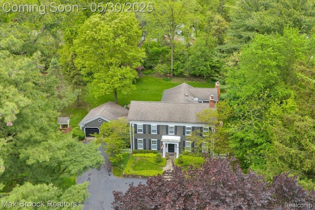 27160 Scenic, Franklin, MI 48025 - view from above of property