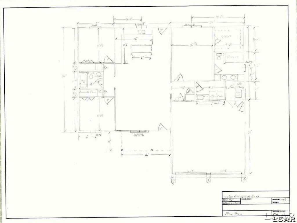 4180 Evergreen Rd, Adrian, MI 49221 - property floor plan