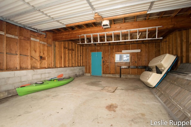 6221 Honeymoon Dr, Lakeview, MI 48850 - garage with a garage door opener